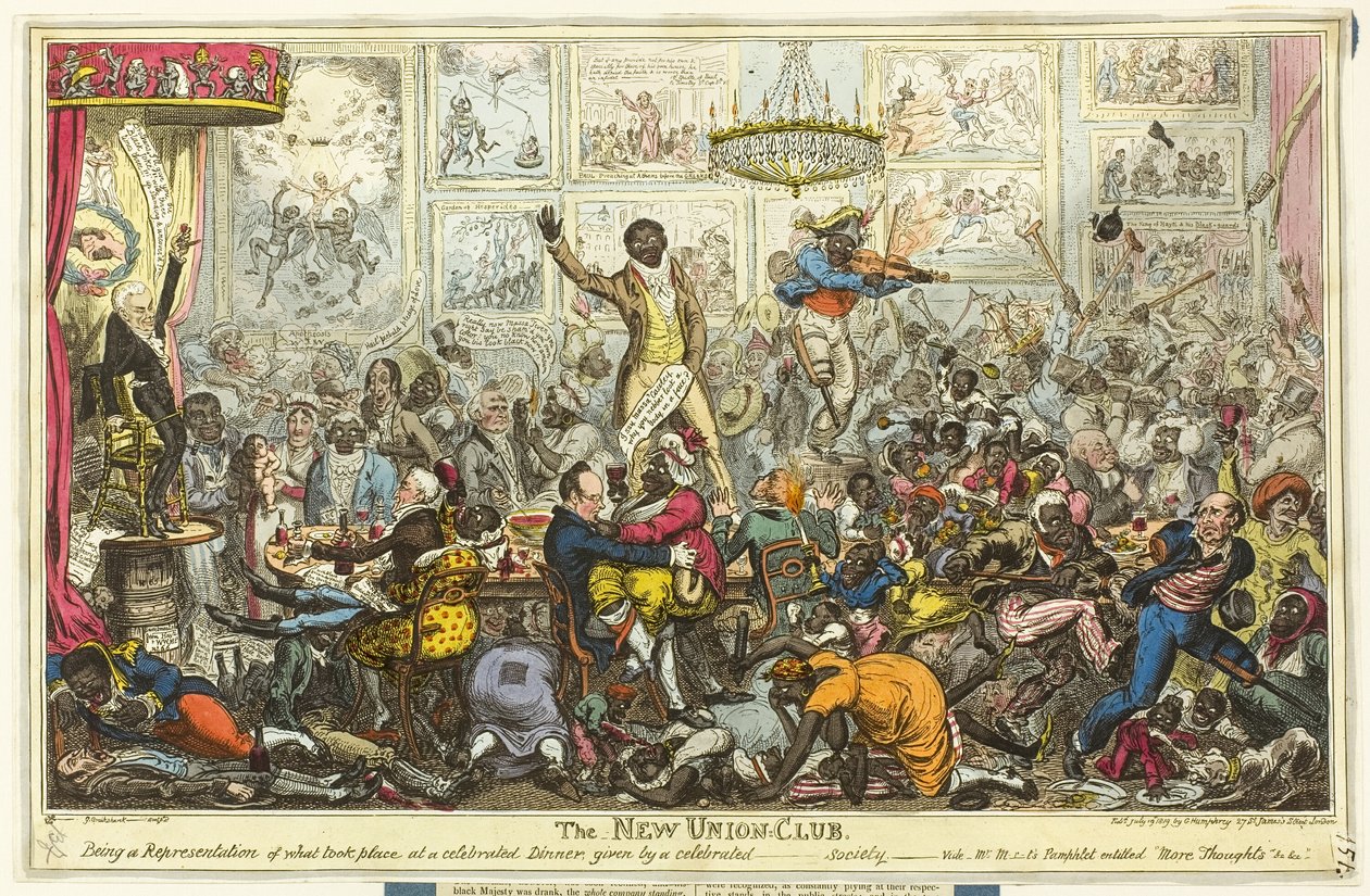 Der neue Union Club von George Cruikshank