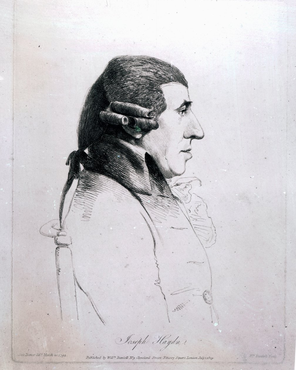Franz Joseph Haydn, 1809 von George Dance