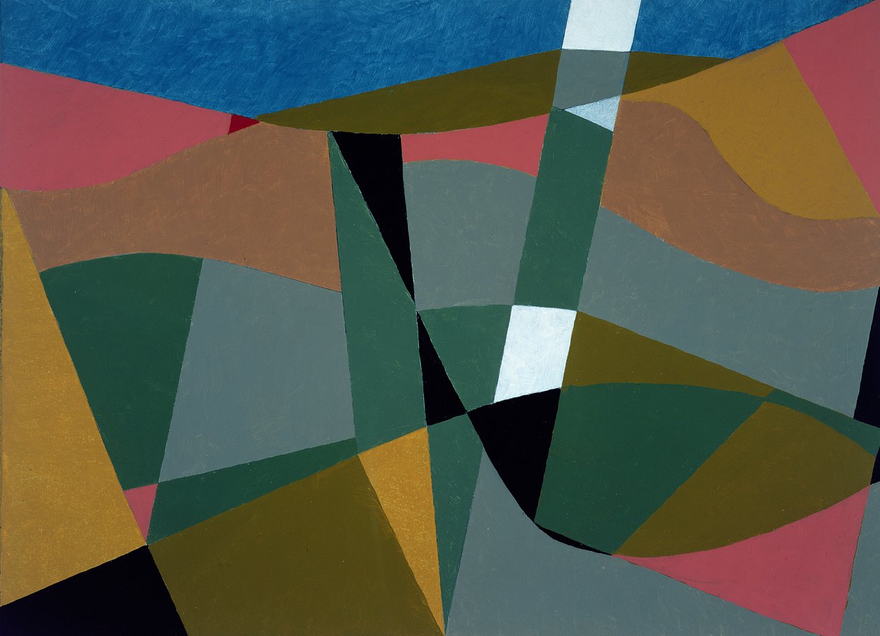 Gespaltene Landschaft, 2001 von George Dannatt
