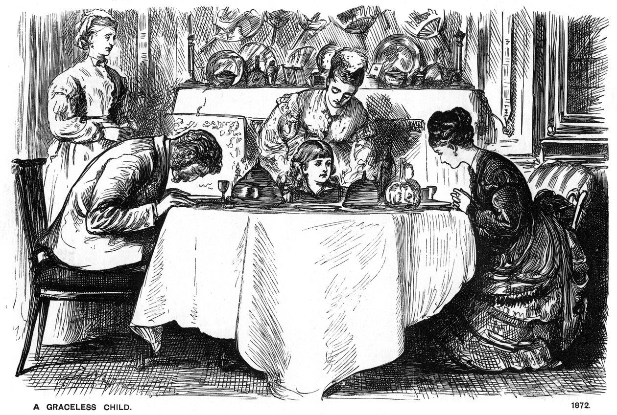 Ein unartiges Kind, 1872-1891 von George du Maurier