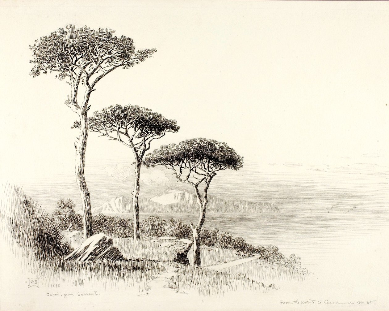 Capri von Sorrent von George Elbert Burr