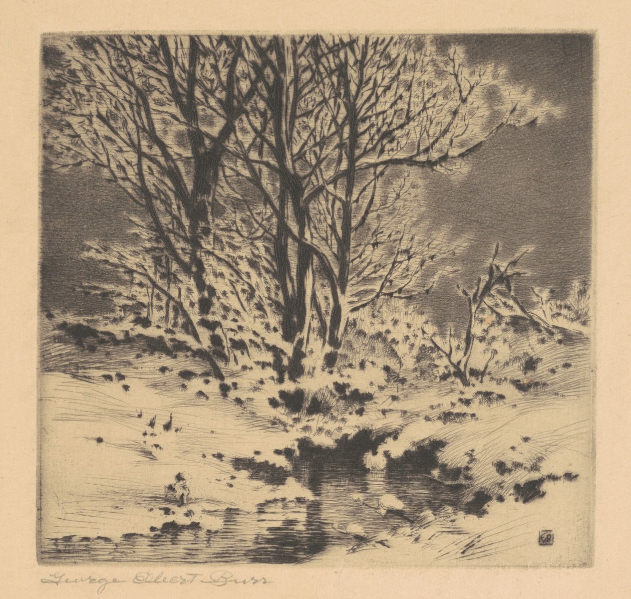 Erster Schnee (Nr. 1) von George Elbert Burr