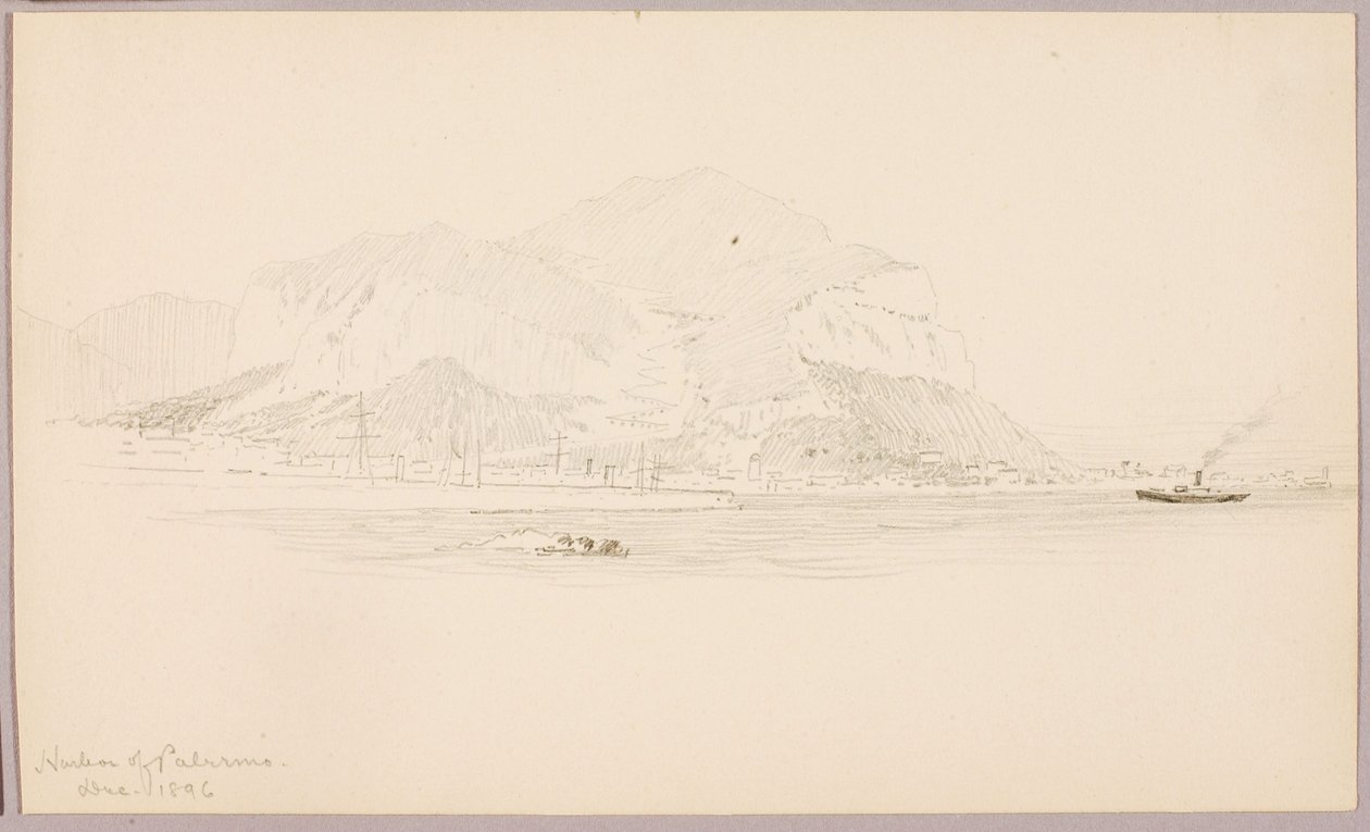 Hafen von Palermo von George Elbert Burr