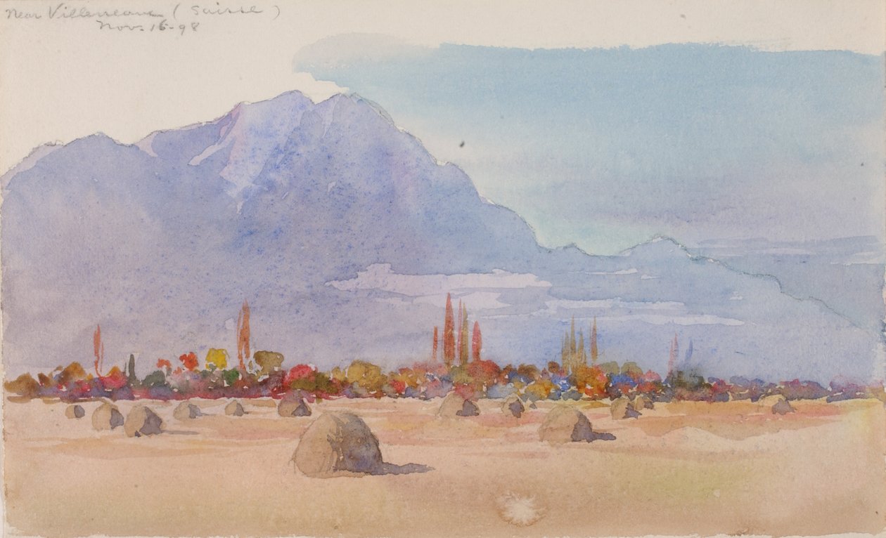 In der Nähe von Villeneuve, Schweiz, 1898 von George Elbert Burr