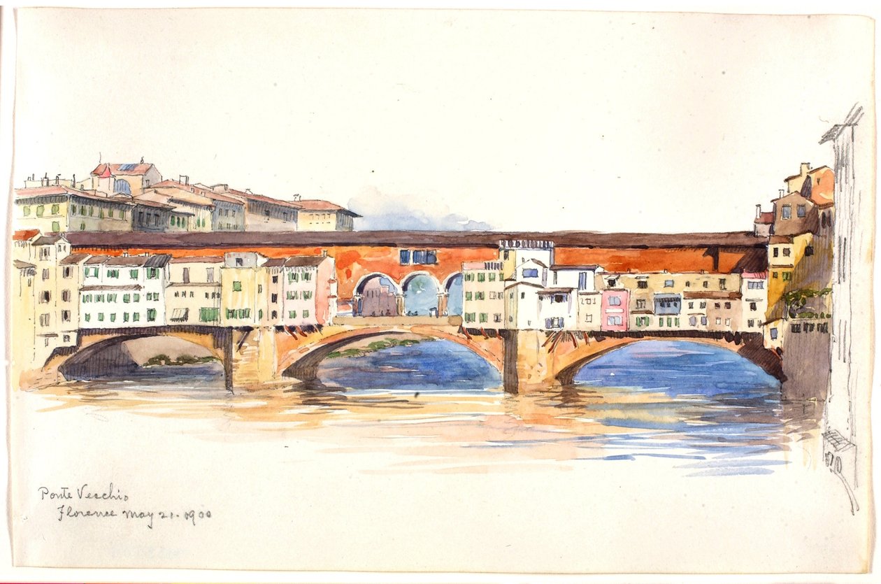Ponte Vecchio, Florenz von George Elbert Burr
