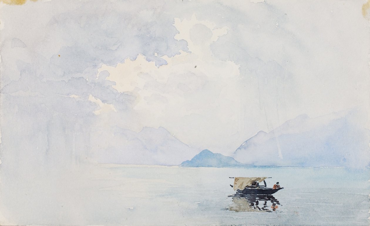 Regen, Bellagio von George Elbert Burr