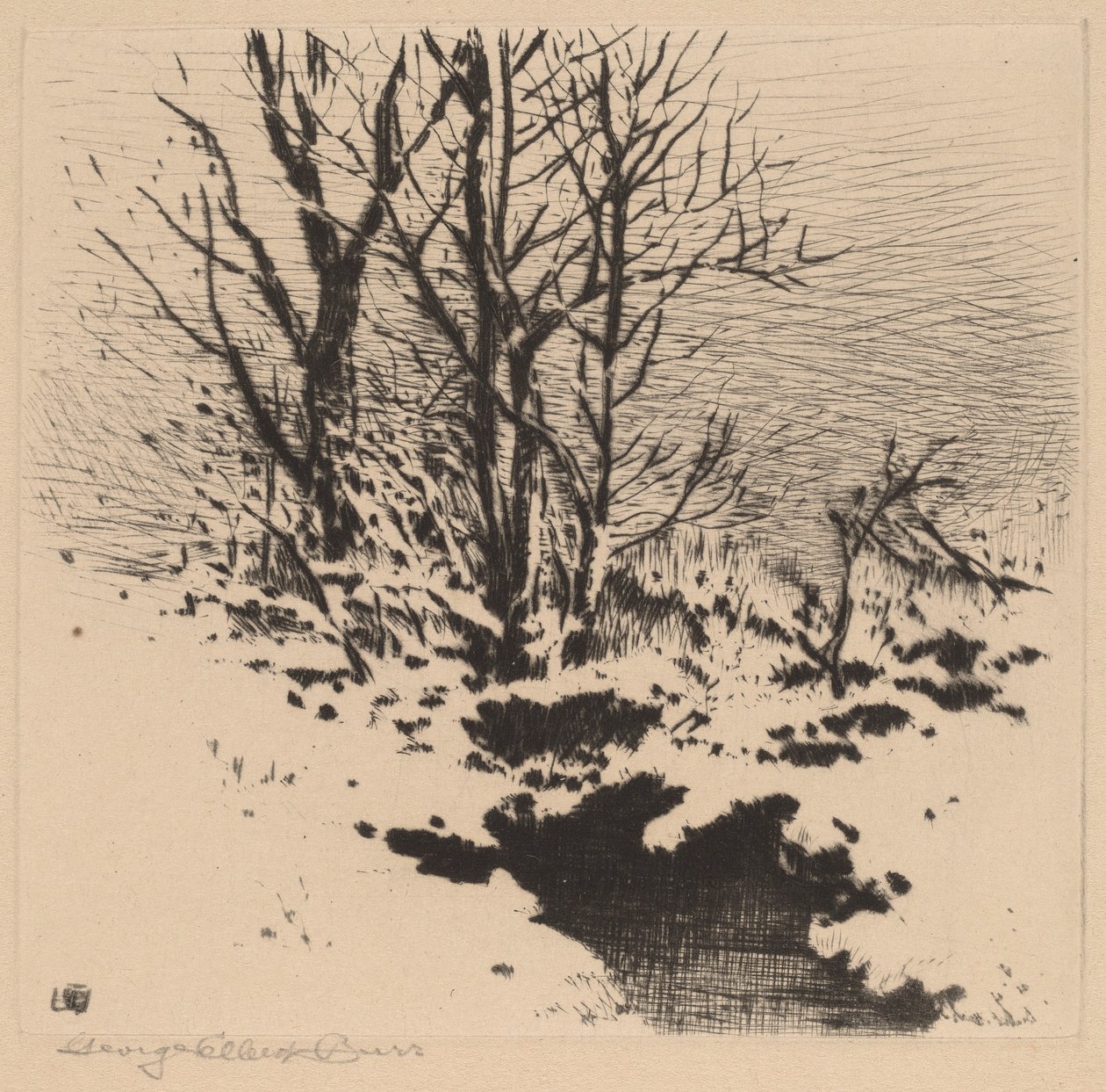 Der erste Schnee (Nr. 2) von George Elbert Burr