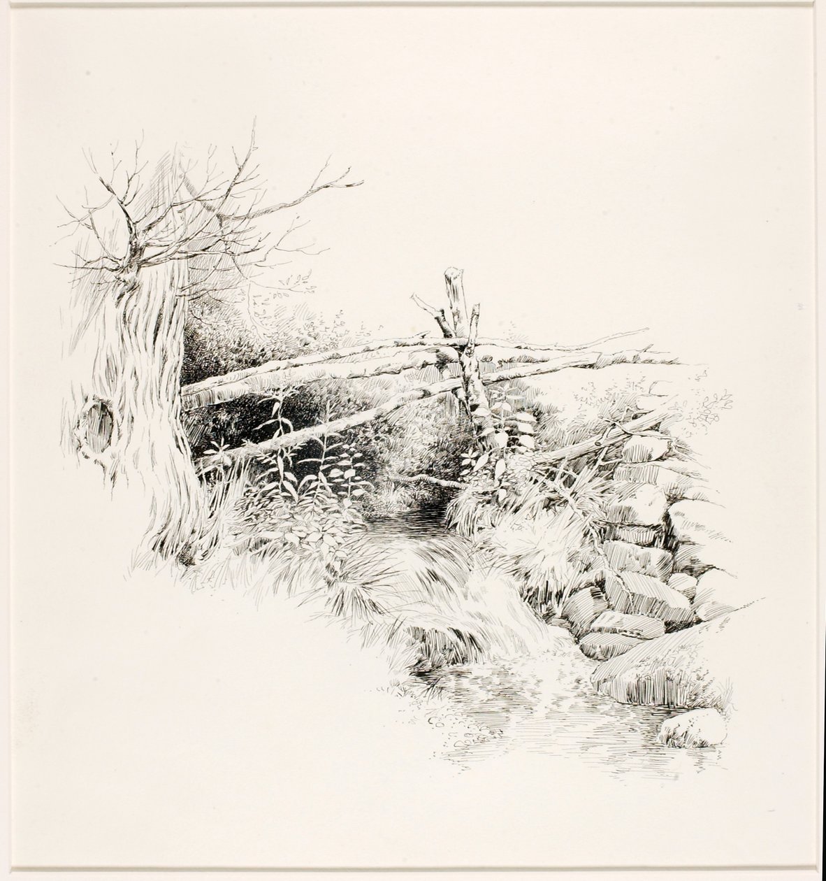 Ohne Titel (Waldstrom) von George Elbert Burr