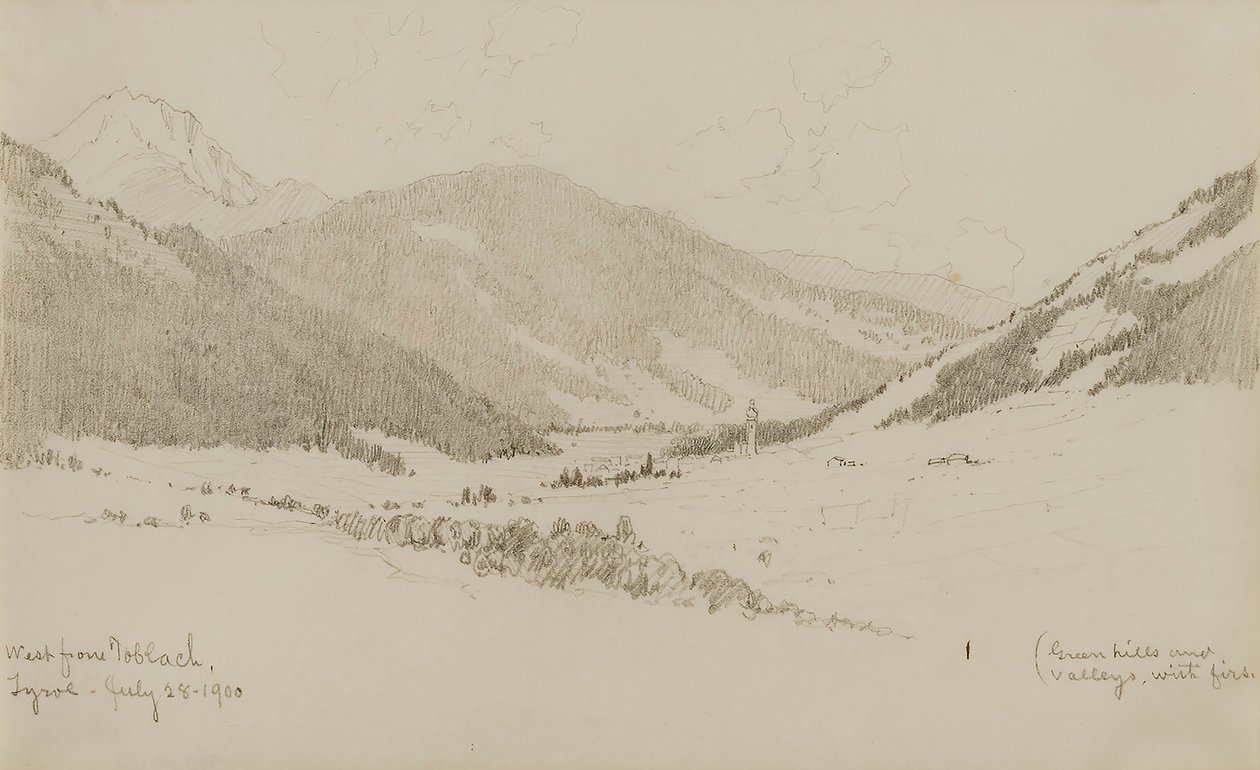 Westlich von Toblach, Tirol von George Elbert Burr