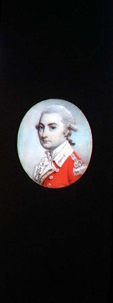 Miniatur von Lt. Col. Robertson von George Engleheart