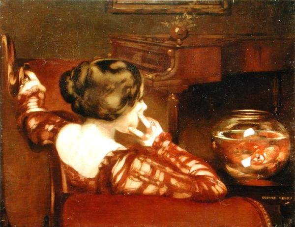 Nachdenklich von George F. Henry