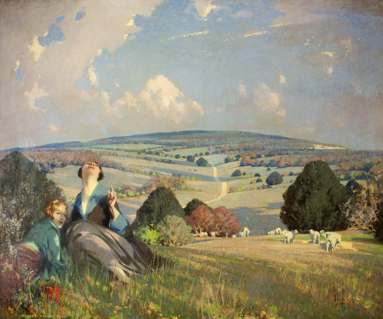 Die Lerche, 1926 von George F. Henry
