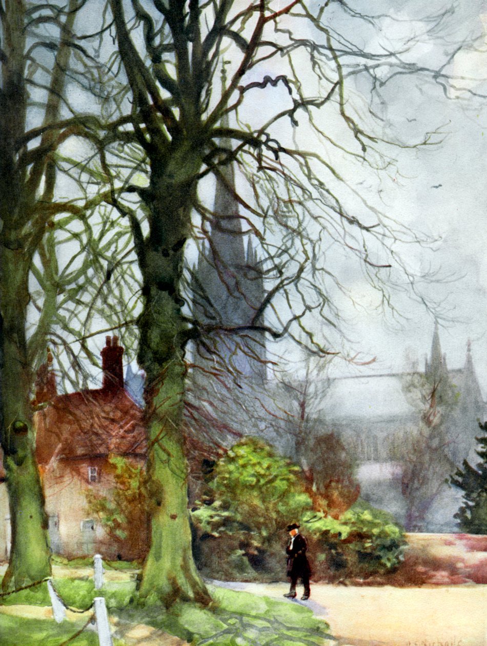 Kathedrale von Salisbury, Wiltshire, 1924-1926 von George F Nicholls