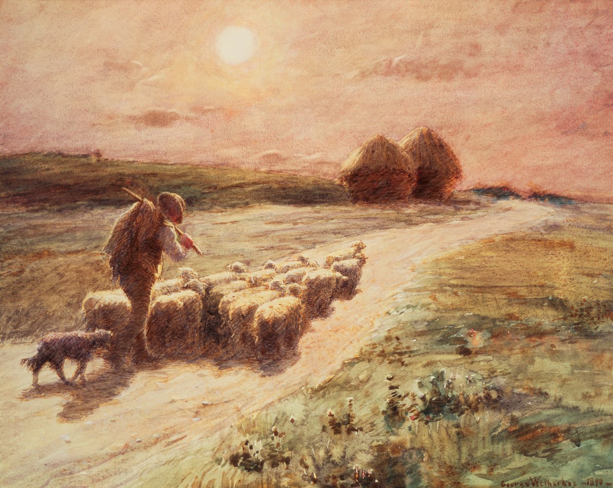 Ende des Tages, 1890 von George Faulkner Wetherbee