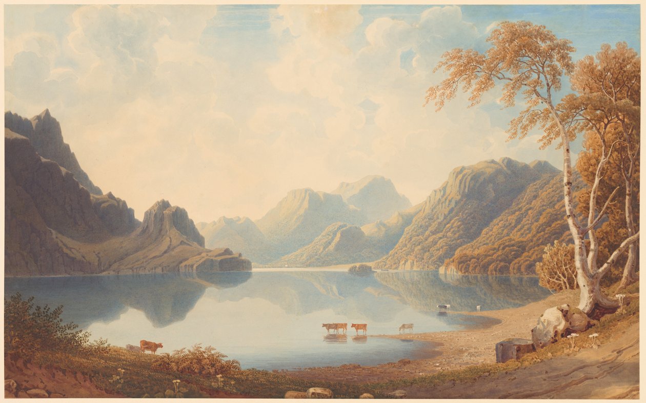 Ein See in Schottland von George Fennel Robson