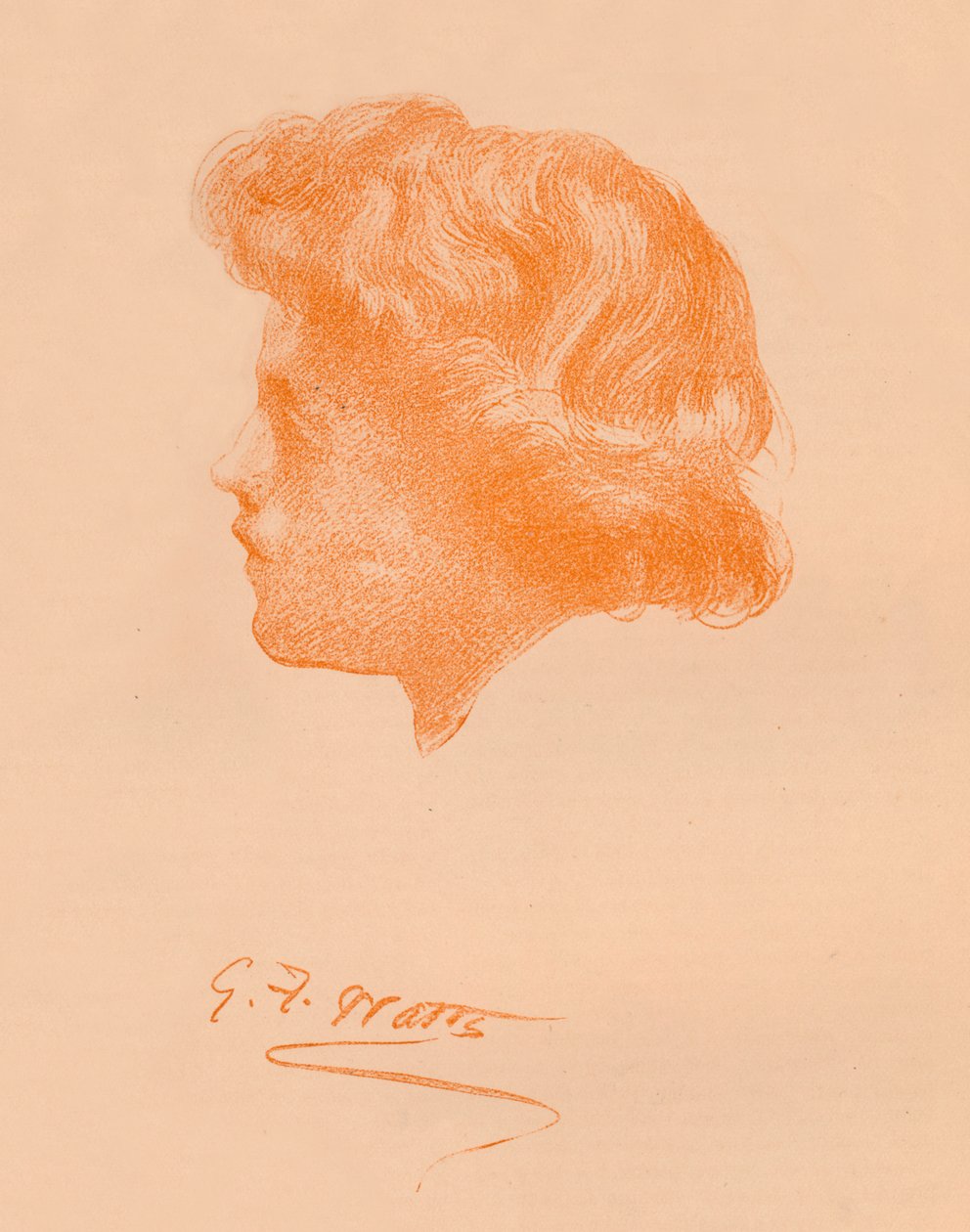 Kopfstudie von George Frederick Watts