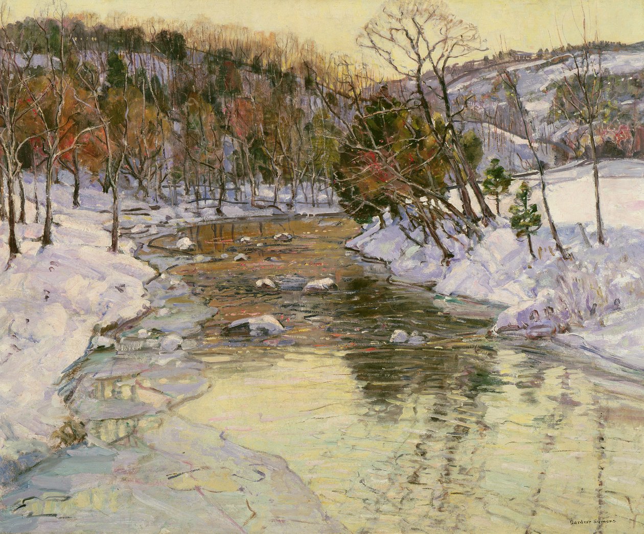 Winterlandschaft von George Gardner Symons