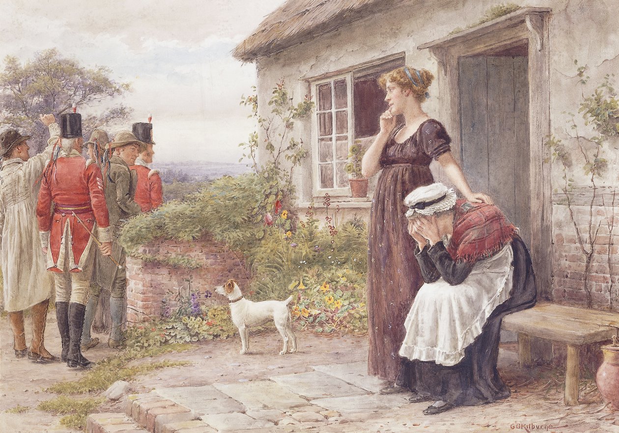 Die Pressgang von George Goodwin Kilburne