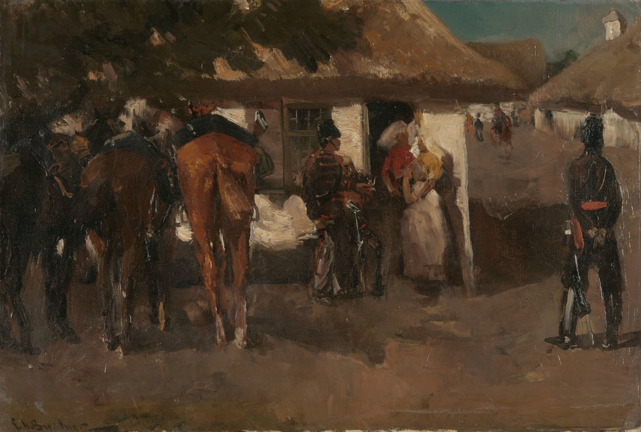 Einquartierung der Truppen von George Hendrik Breitner