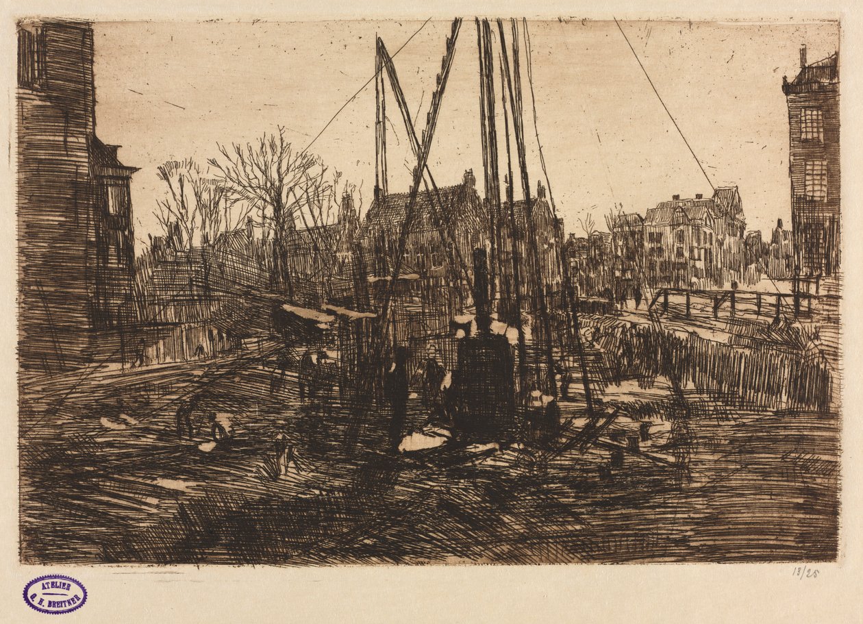 Baustelle, Amsterdam von George Hendrik Breitner