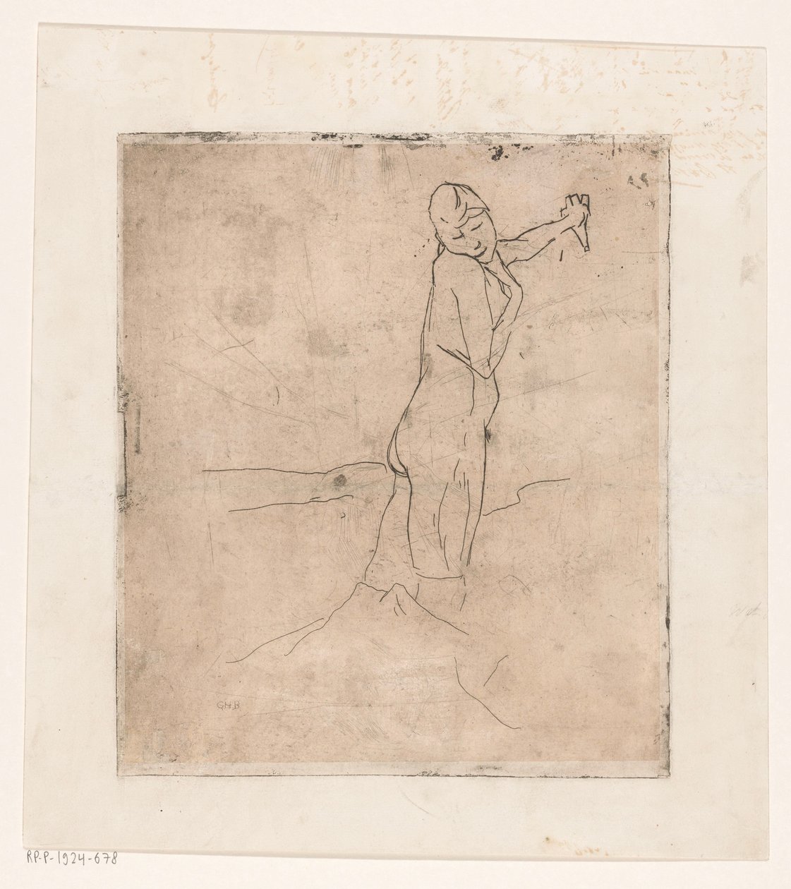 Stehende, nackte Frau von George Hendrik Breitner