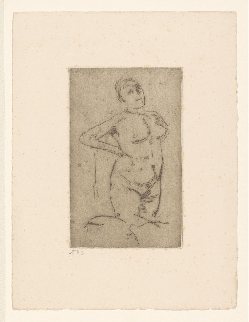 Weiblicher Akt von George Hendrik Breitner