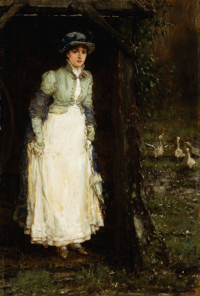 Frühlingsschauer von George Henry Boughton