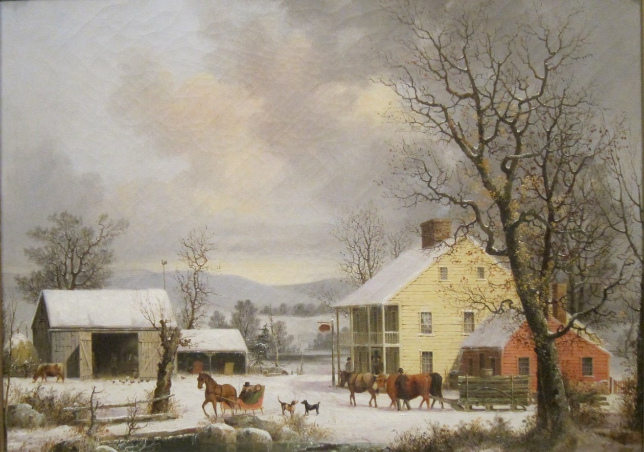 Winter auf dem Land von George Henry Durrie