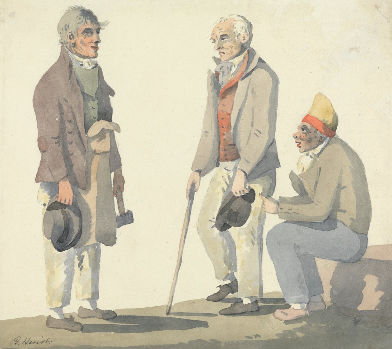 Kanadische Figurenstudien von George Heriot