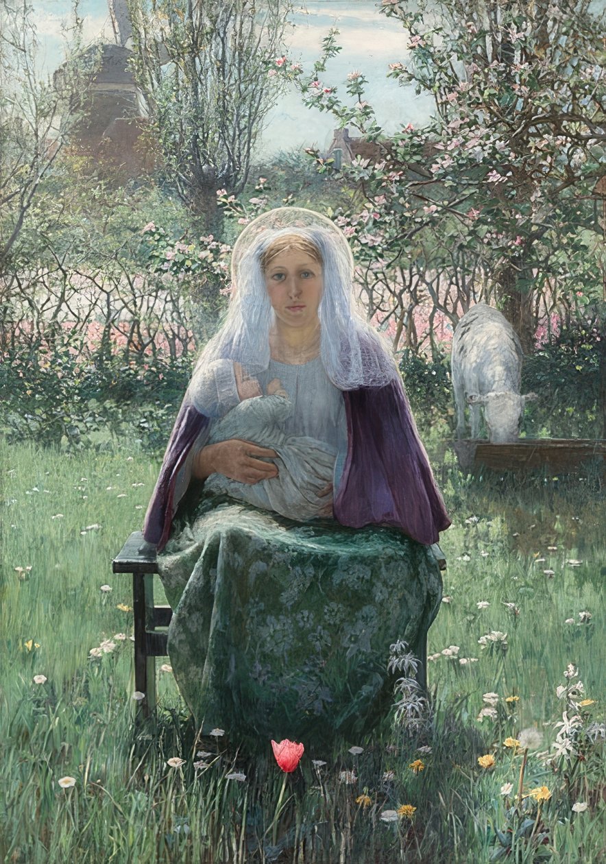 Die Gottesmutter. 1892 von George Hitchcock