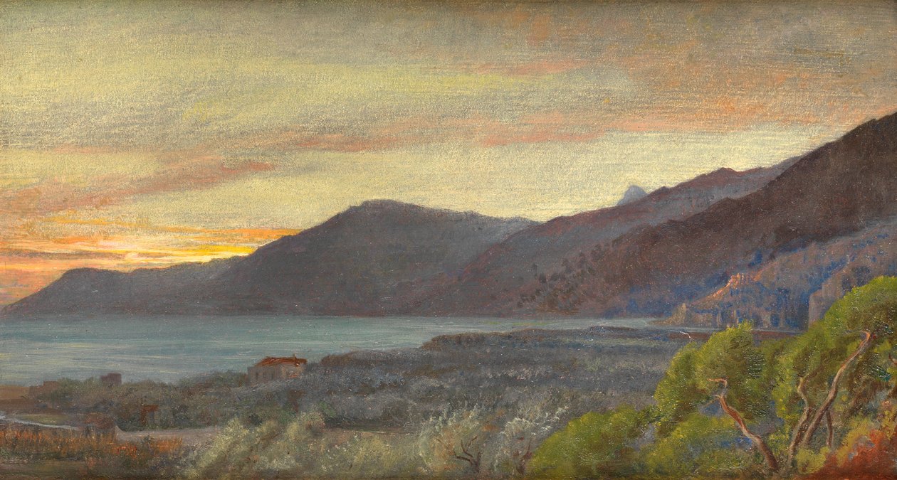 Blick von Bordighera, 1882 von George Howard