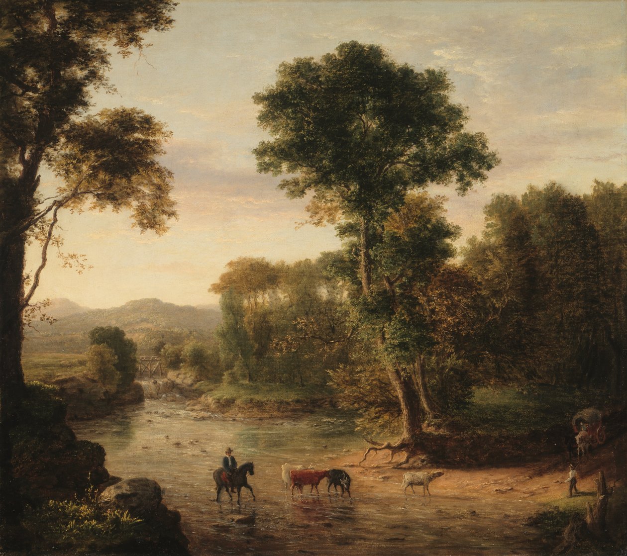 Überquerung der Furt von George Inness