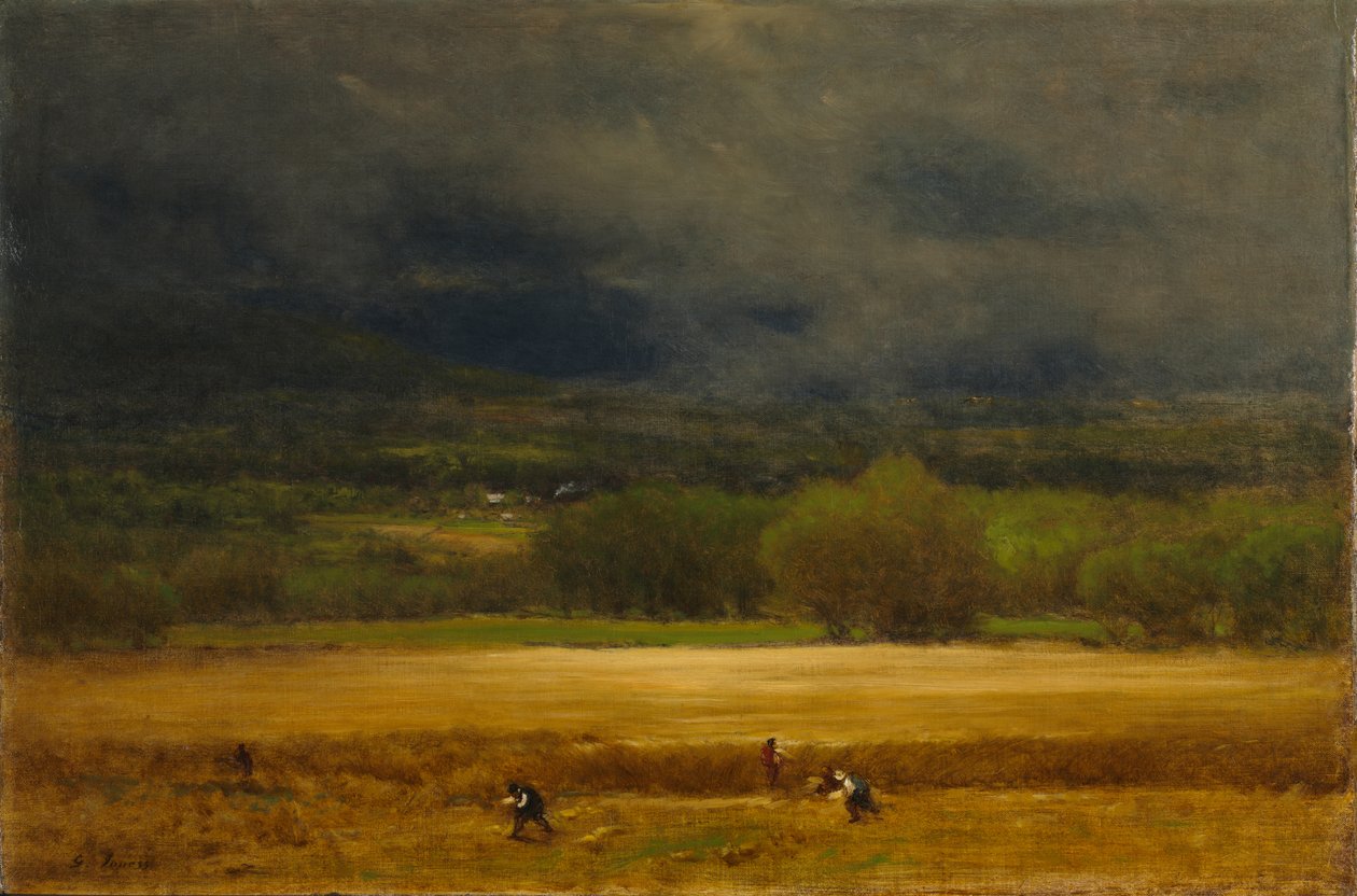 Das Weizenfeld von George Inness
