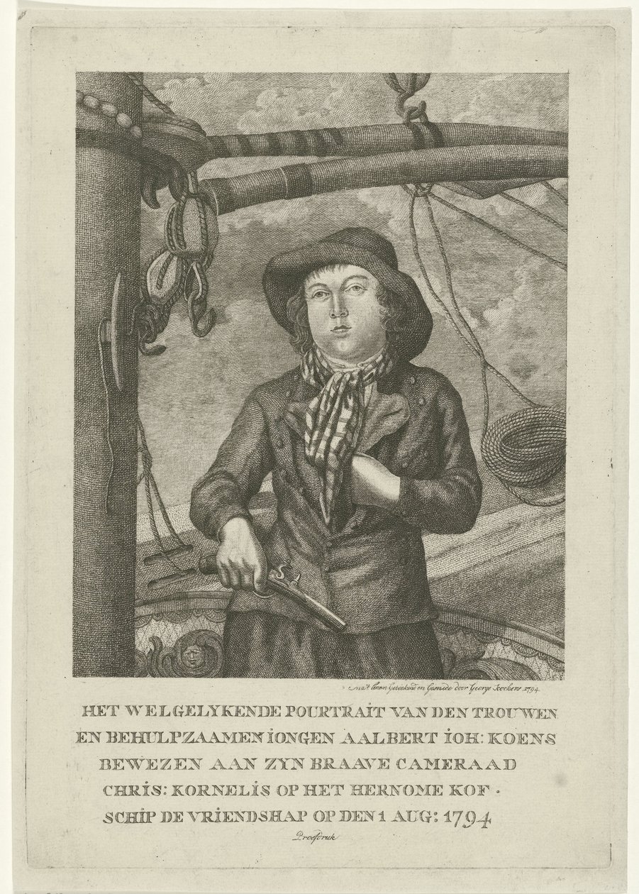 Porträt von Aalbert Joh. Koens von George Kockers