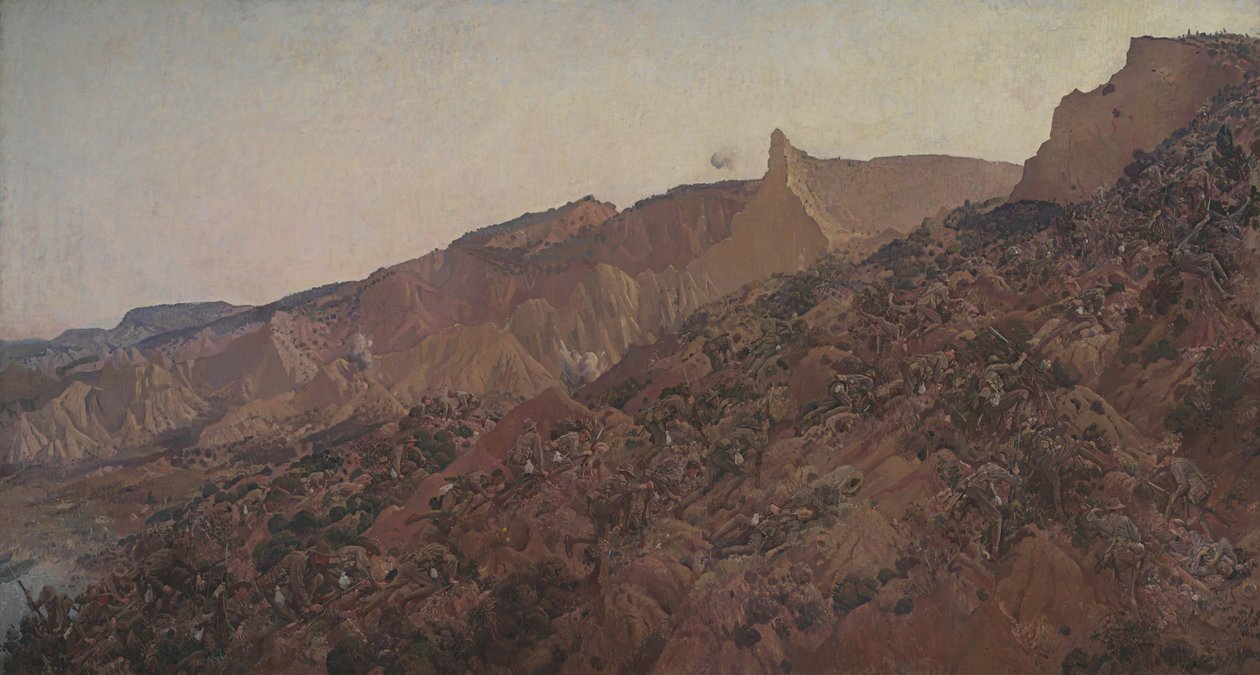 Anzac, die Landung 1915 von George Lambert