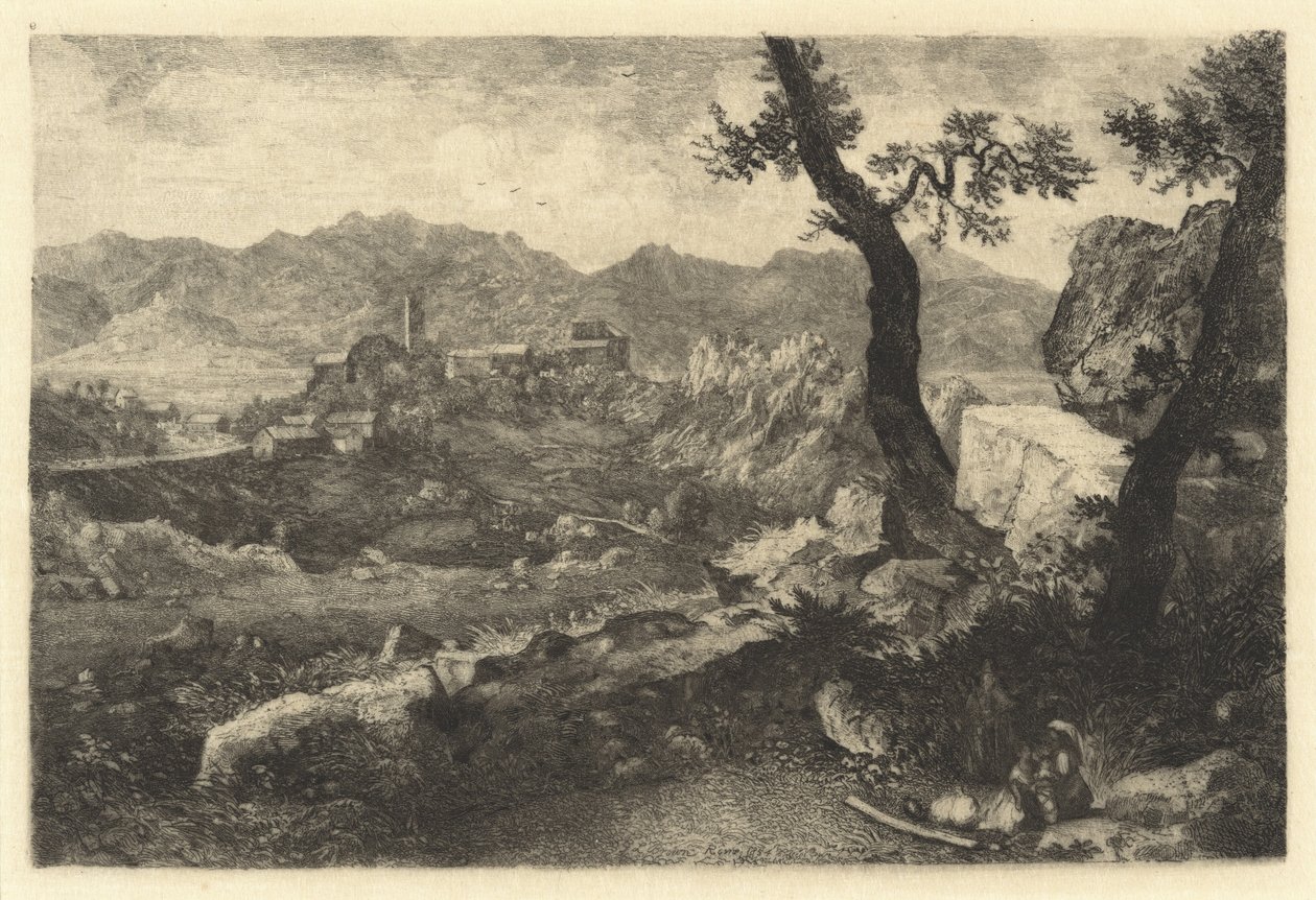 Eine Ansicht in der Nähe von Rom von George Loring Brown