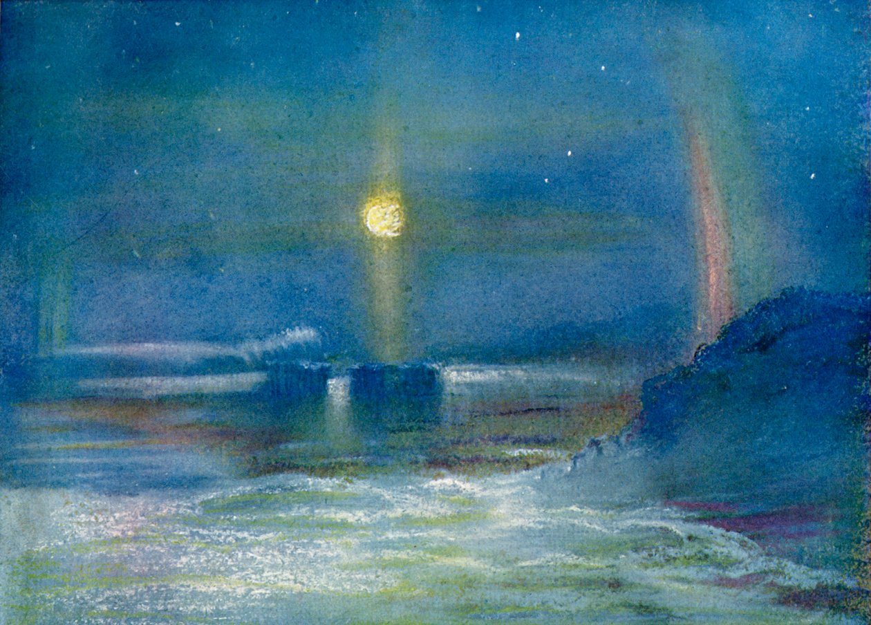 Ein Paraselene, um 1908-1909 von George Marston