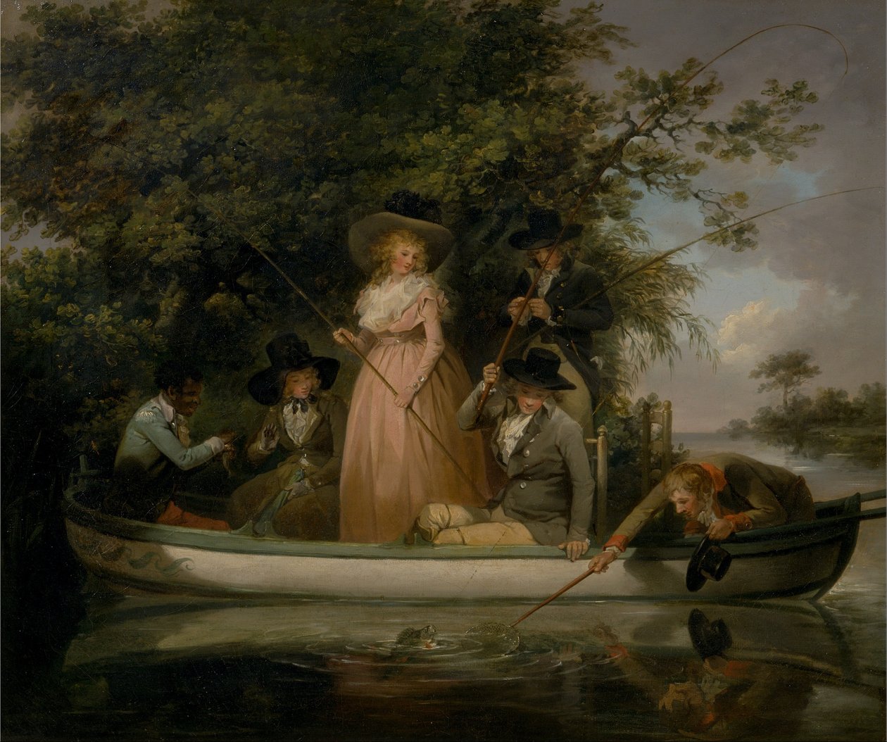 Eine Angelgesellschaft von George Morland