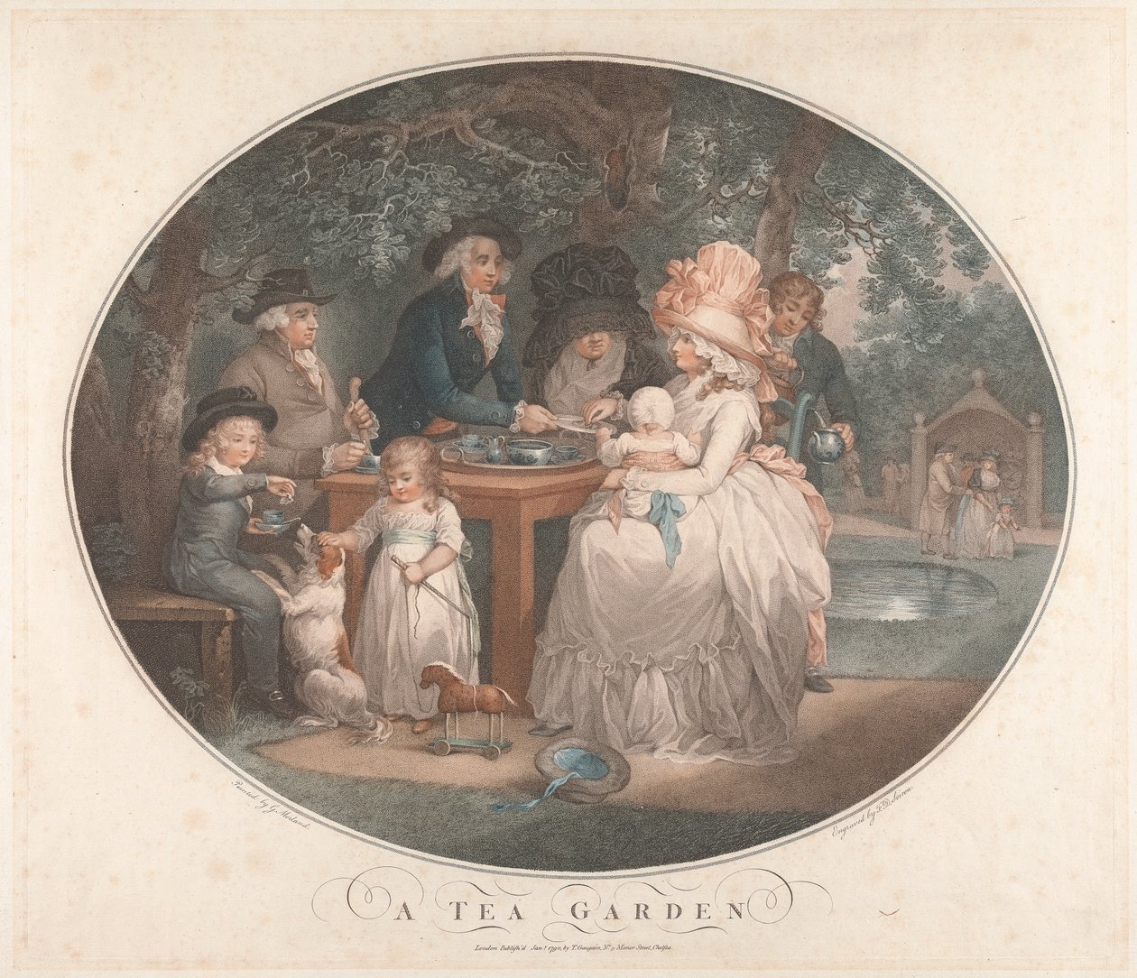 Ein Teegarten von George Morland