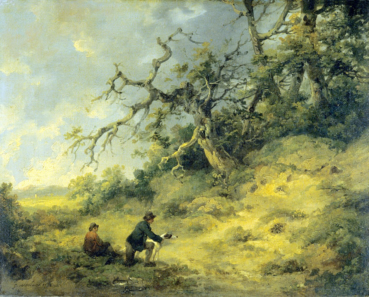 Frettchenjagd von George Morland