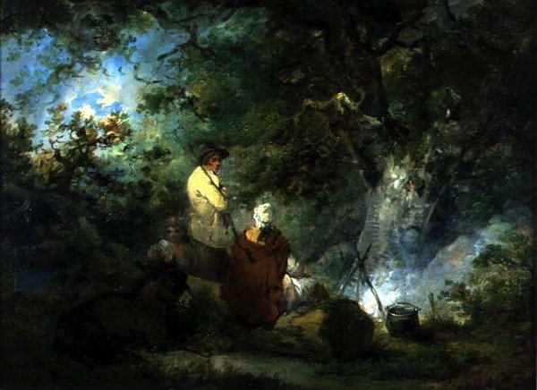 Zigeuner am Lagerfeuer von George Morland