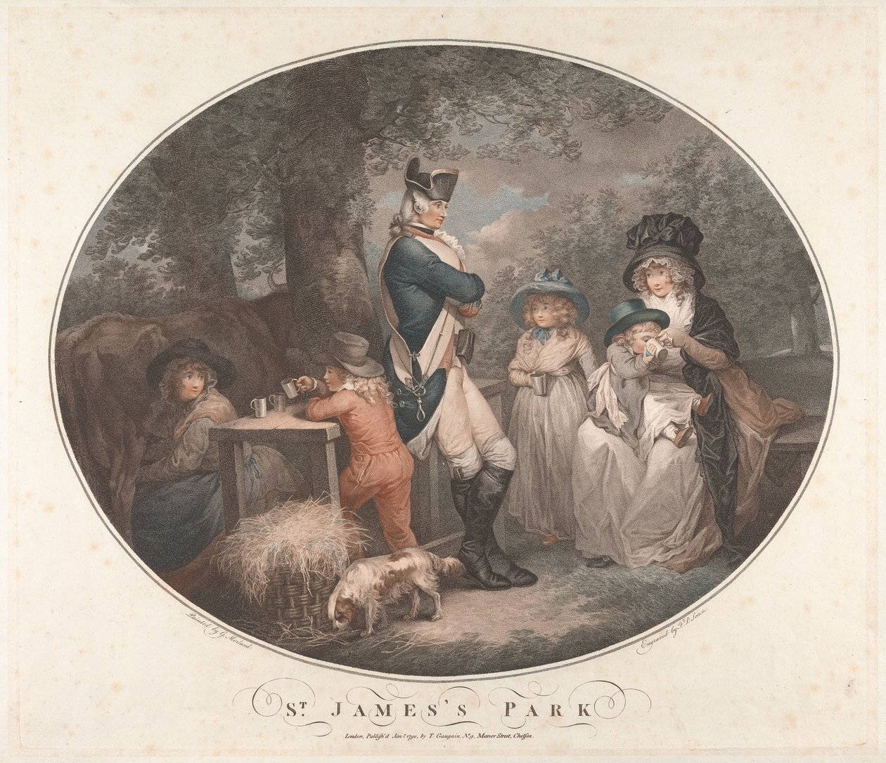 St. James Park von George Morland