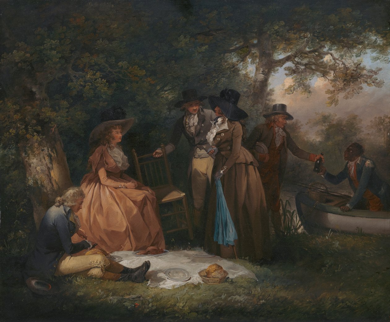 Das Mahl der Angler von George Morland