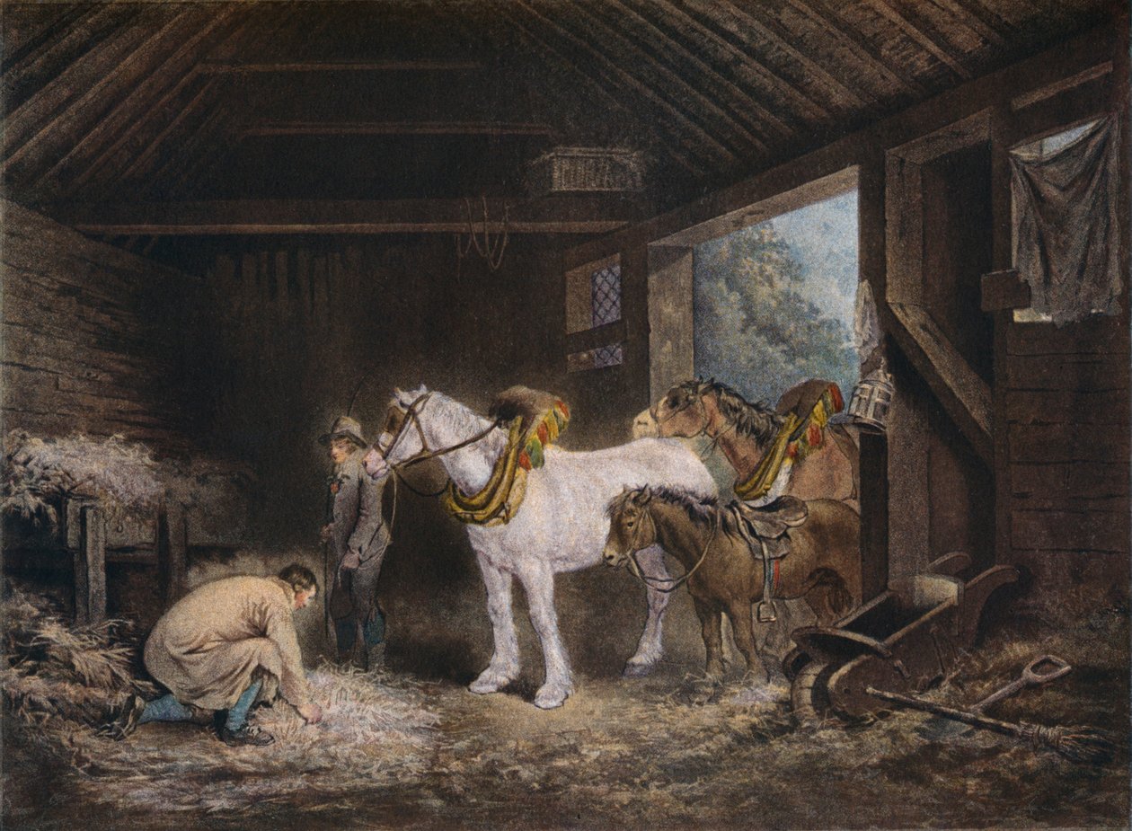 Der Bauernstall, 1791 von George Morland