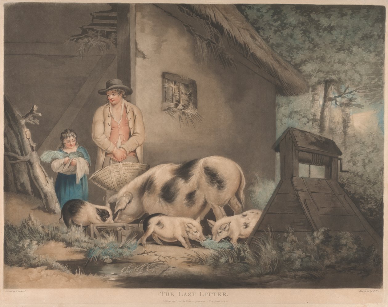 Der letzte Wurf von George Morland