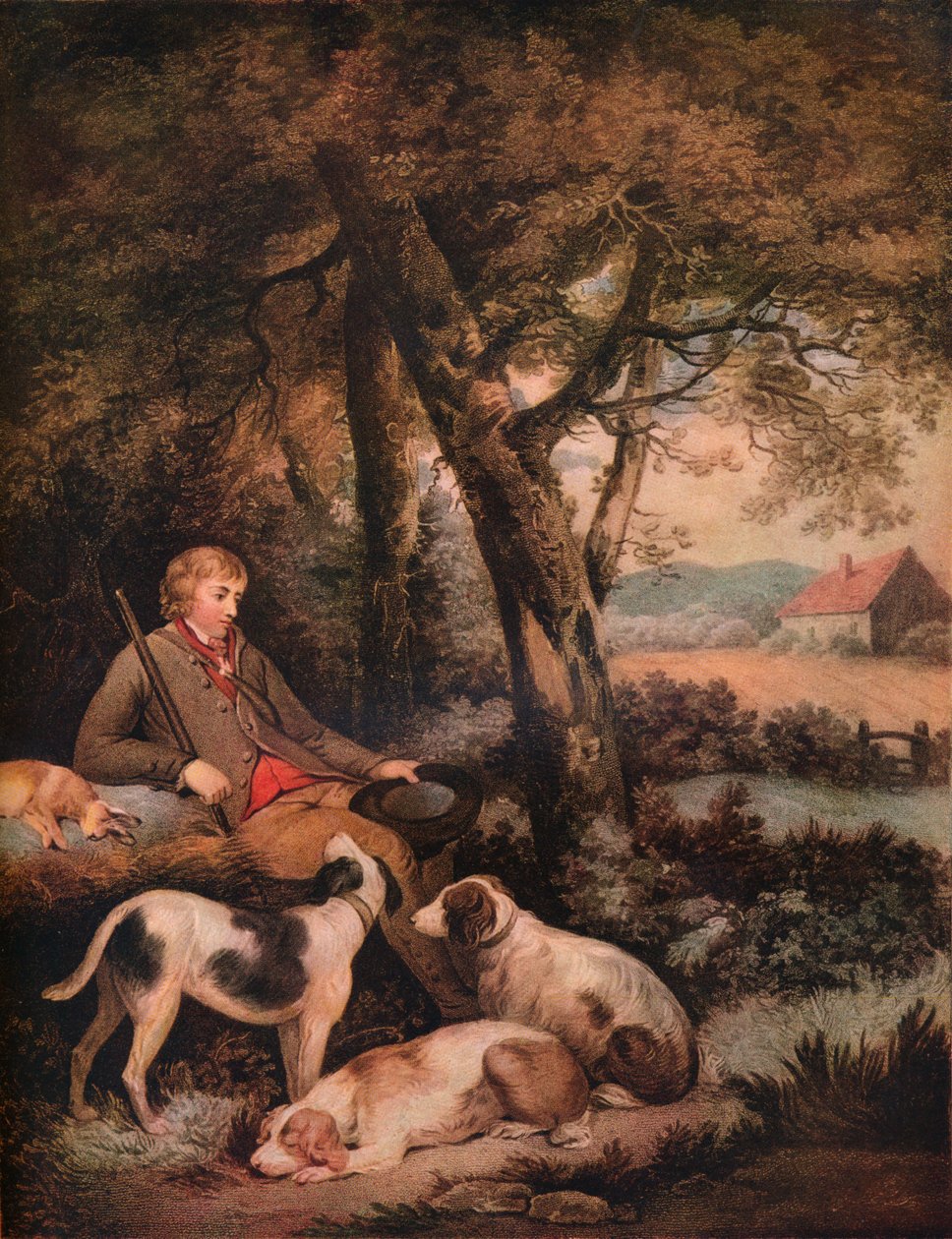 Der müde Sportsmann, ca. 1803 von George Morland