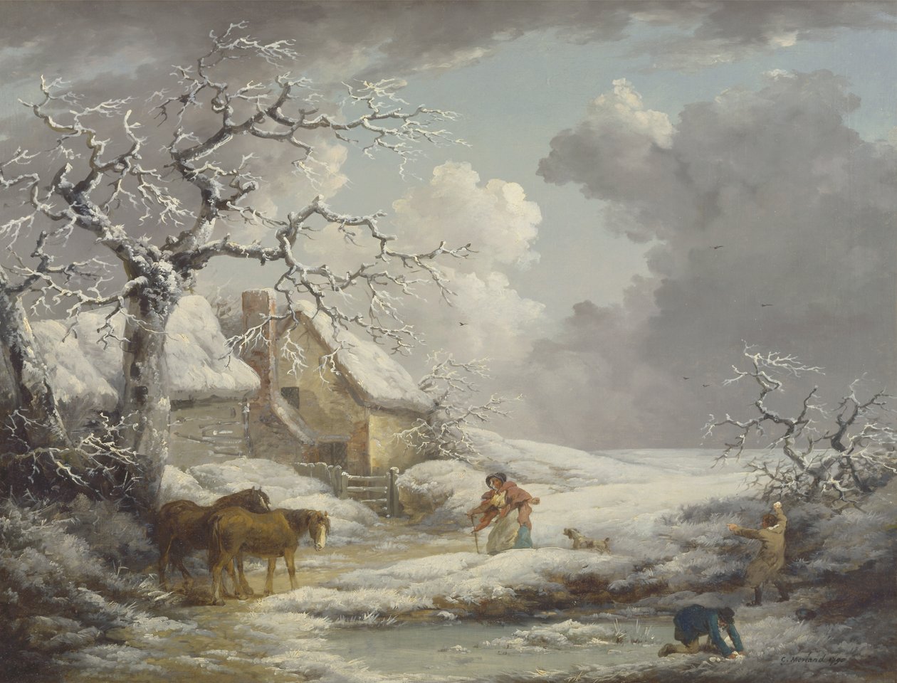 Winterlandschaft von George Morland