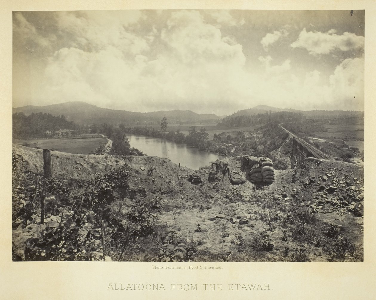 Allatoona von der Etawah von George N. Barnard