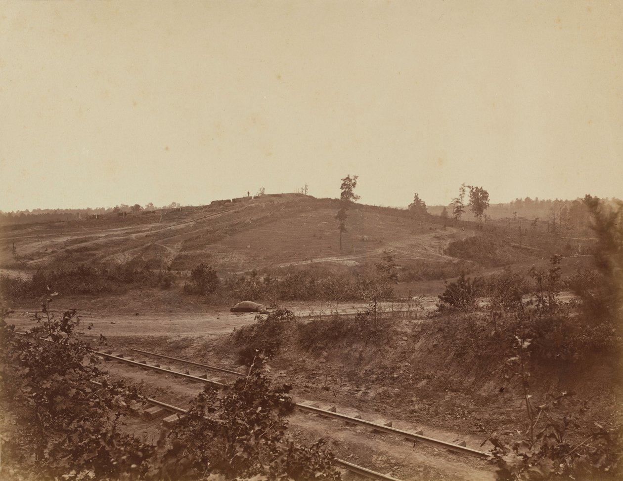 Schlachtfeld in Atlanta, 1864 von George N. Barnard