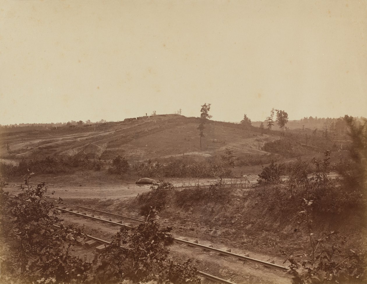 Schlachtfeld in Atlanta von George N. Barnard
